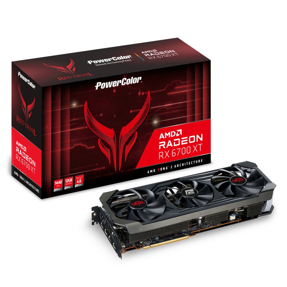 PowerColor Red Devil Radeon RX 6700XT | 12GB GDDR6 VRAM | Videokaart | GPU | AMD - Matmuis - Matmuis
